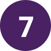 The number 7 in a purple circle